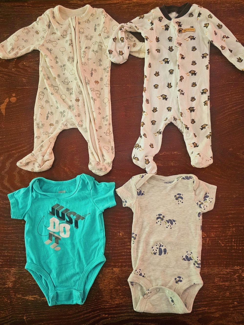 20pc Unisex Newborn Baby Clothes Lot Carter’s Nike Gerber Miffy
